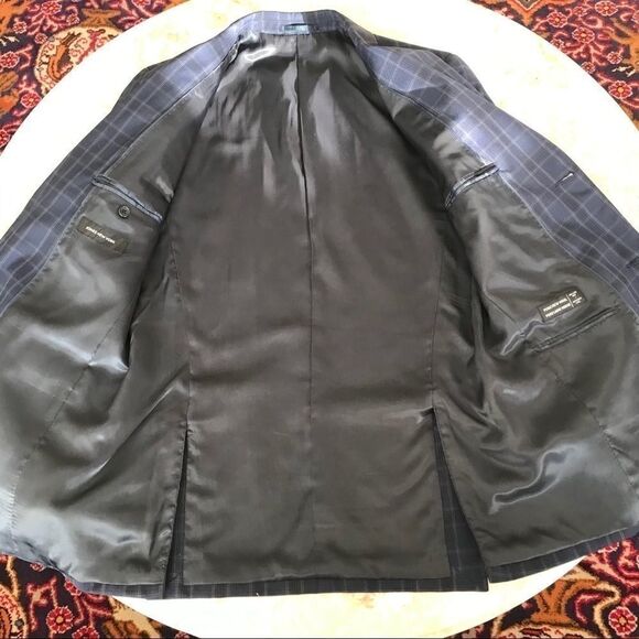 Jones New York Plaid ALL SEASON Wool Blazer Jacket - Picture 5 of 7